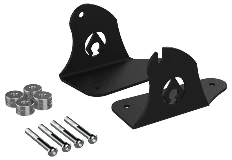 JL5602 – ARTEC INDUST Light Bar Mounting Kit, Hood Mount Mounts One 50 Inch Light Bar Powder Coated Black Steel Bolt ...